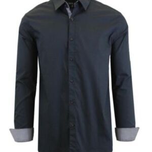 GALAXY BY Harvic Long Sleeve Fitted Shirt. Small